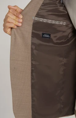 Baukasten-Sakko Herby in Beige meliert