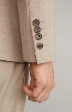 Baukasten-Sakko Herby in Beige meliert