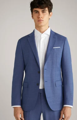 Baukasten-Sakko Herby in Blau meliert