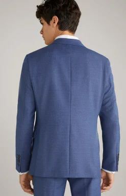 Baukasten-Sakko Herby in Blau meliert