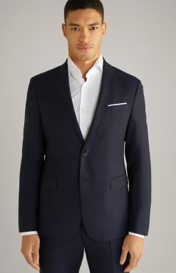 Baukasten-Sakko Herby in Navy strukturiert