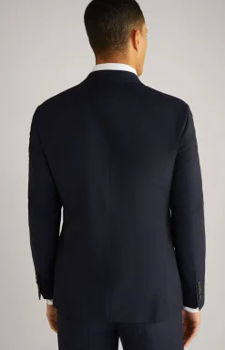 Baukasten-Sakko Herby in Navy strukturiert