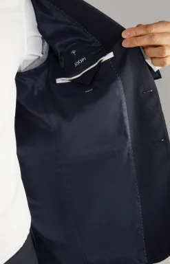 Baukasten-Sakko Herby in Navy strukturiert