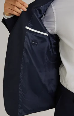 Baukasten-Sakko Herby in Navy strukturiert