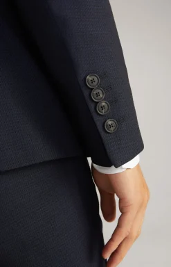 Baukasten-Sakko Herby in Navy strukturiert