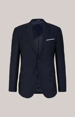 Baukasten-Sakko Herby in Navy strukturiert