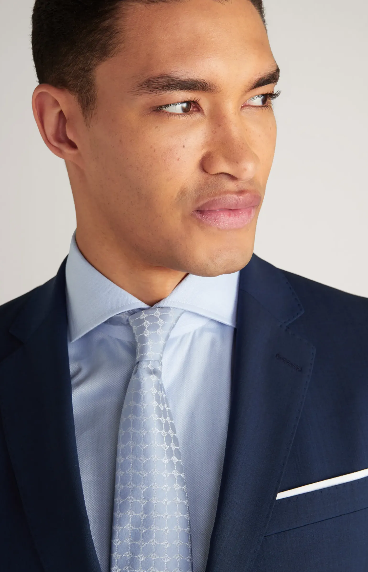 Baukasten-Sakko Herby in Navy meliert