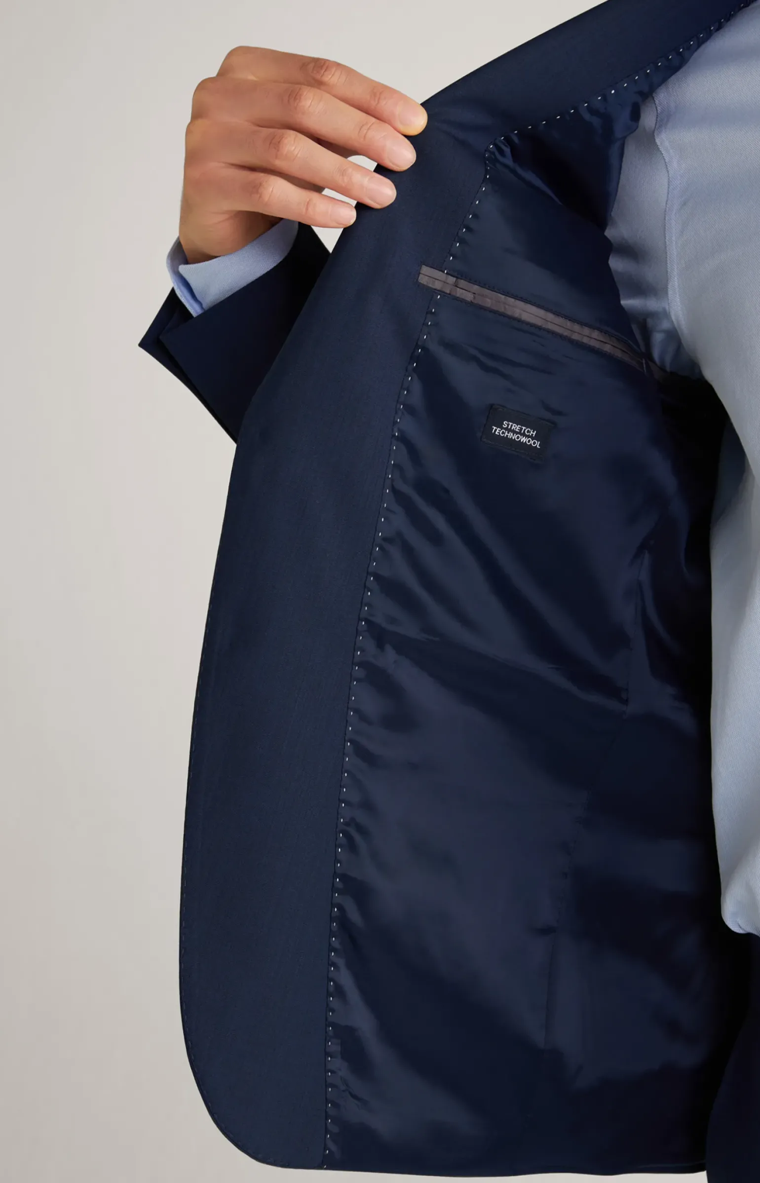 Baukasten-Sakko Herby in Navy meliert