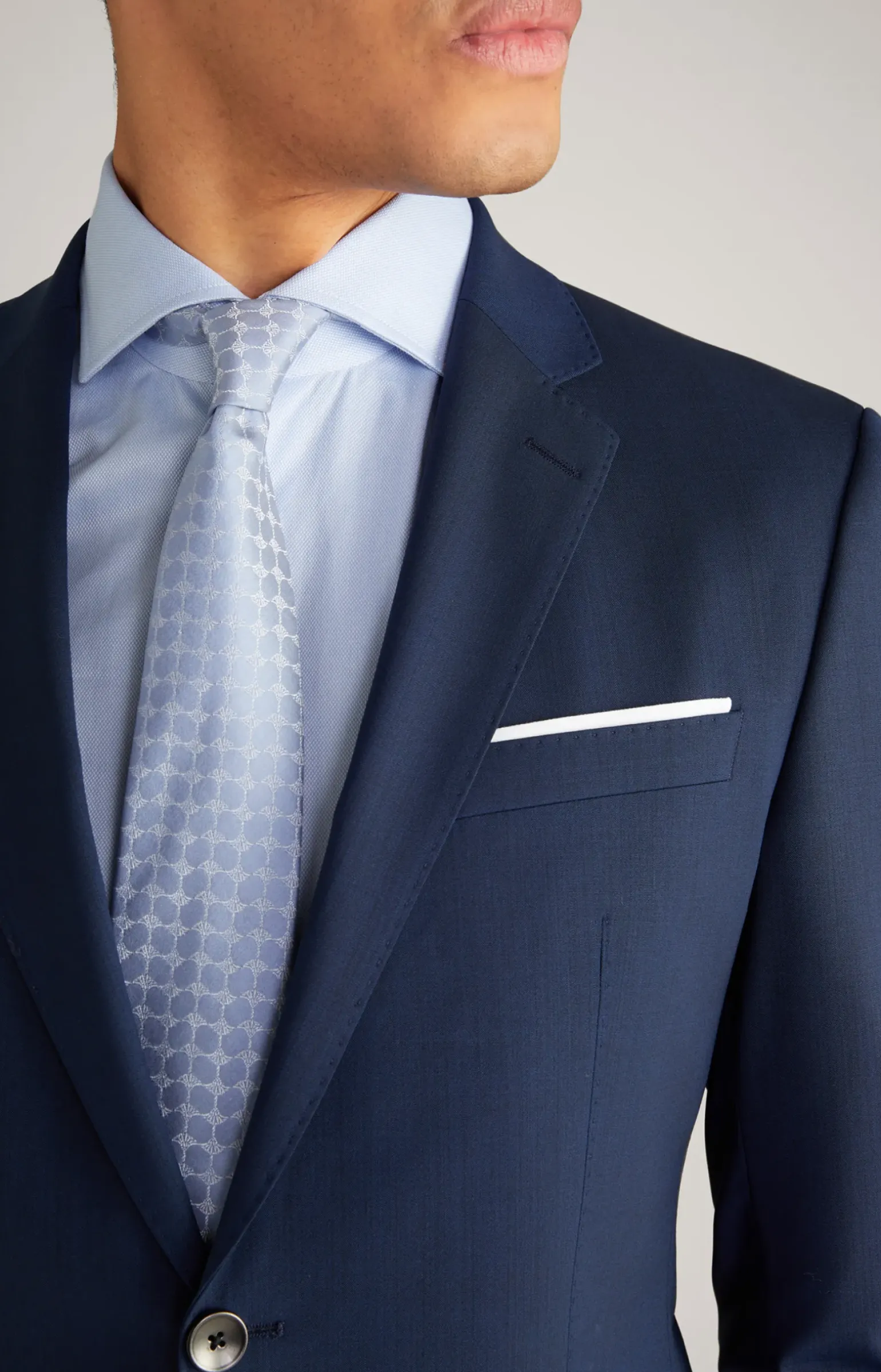 Baukasten-Sakko Herby in Navy meliert