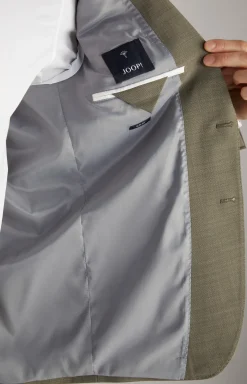 Baukasten-Sakko Herby in Olivgrün strukturiert