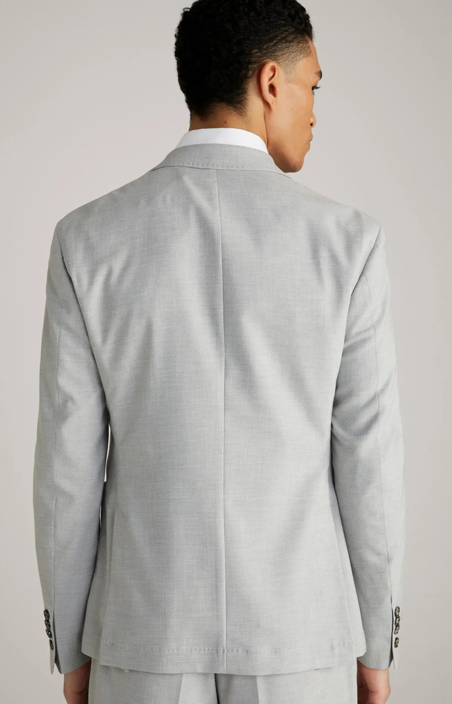 Baukasten-Sakko Hoverest in Hellgrau meliert