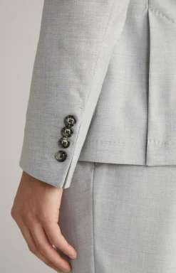 Baukasten-Sakko Hoverest in Hellgrau meliert