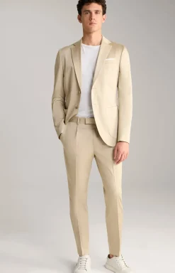 Baumwoll-Baukasten-Hose Bennet in Beige
