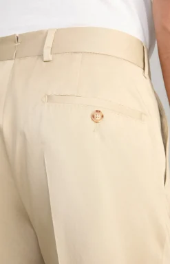 Baumwoll-Baukasten-Hose Bennet in Beige