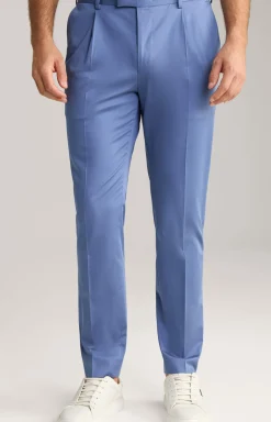 Baumwoll-Baukasten-Hose Bennet in Hellblau