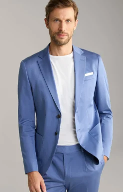 Baumwoll-Baukasten-Sakko Dash in Hellblau