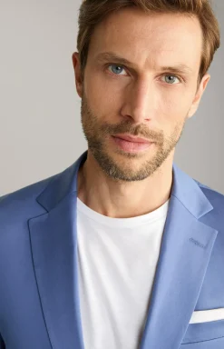 Baumwoll-Baukasten-Sakko Dash in Hellblau