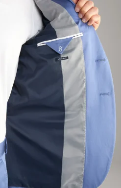 Baumwoll-Baukasten-Sakko Dash in Hellblau