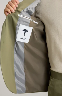 Baumwoll-Baukasten-Sakko Dash in Oliv