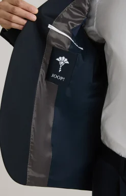 Baumwoll-Baukasten-Sakko Dash in Navy