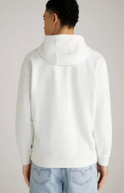 Baumwoll-Hoodie Spike in Offwhite