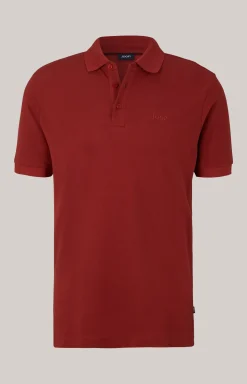 Baumwoll-Poloshirt Primus in Rost