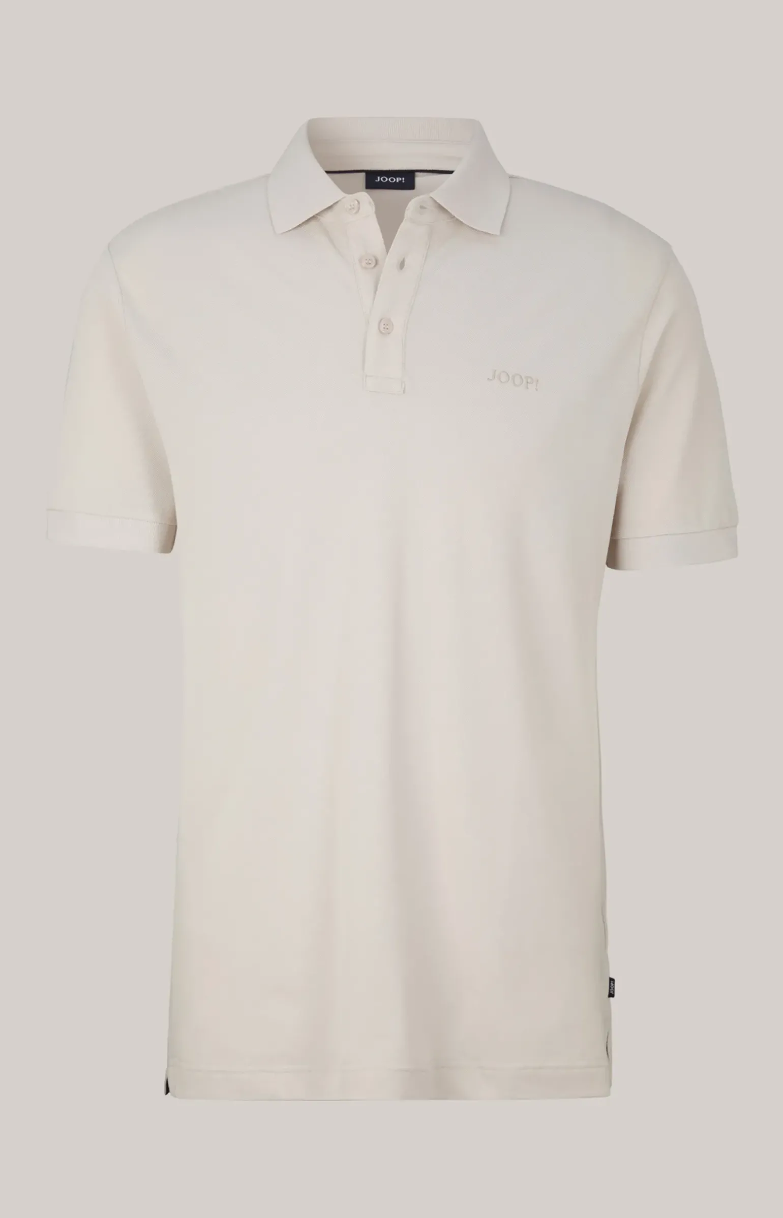 Baumwoll-Poloshirt Primus in Offwhite