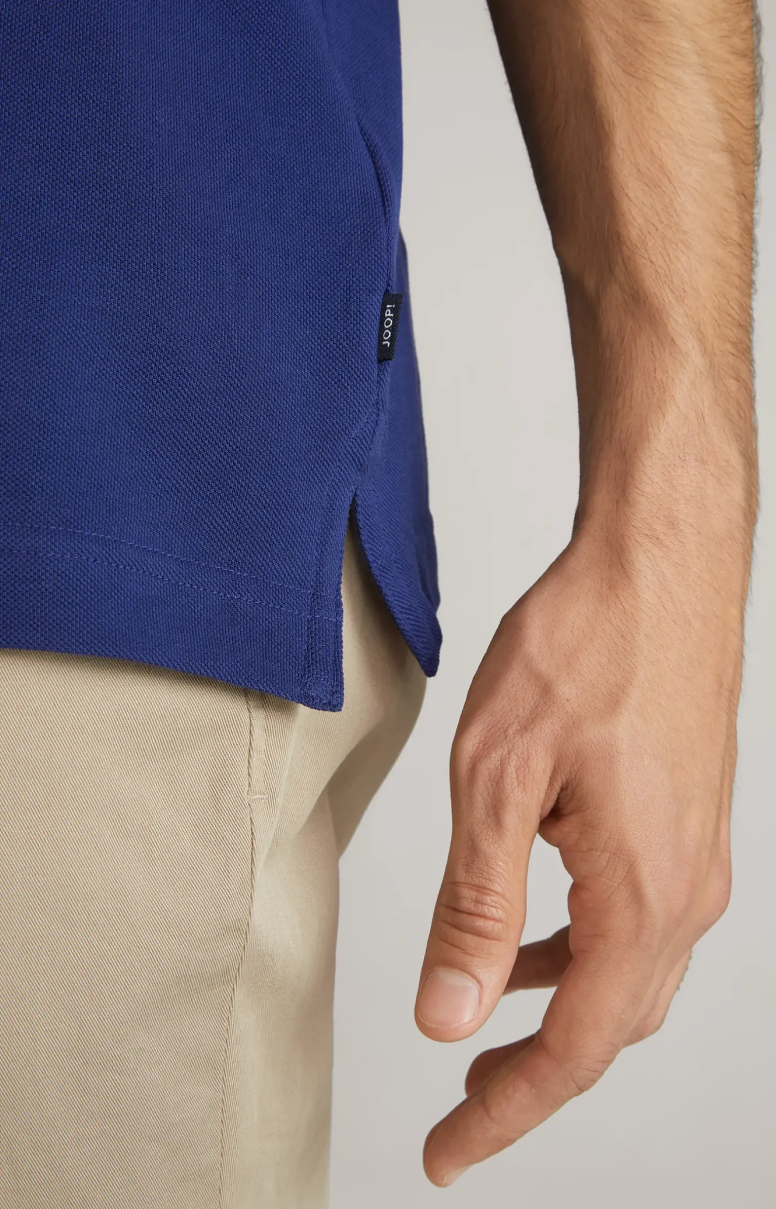 Baumwoll-Poloshirt Primus in Navy