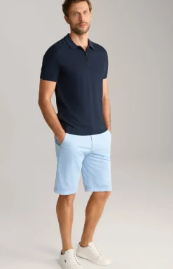 Baumwoll-Poloshirt Vancro in Navy