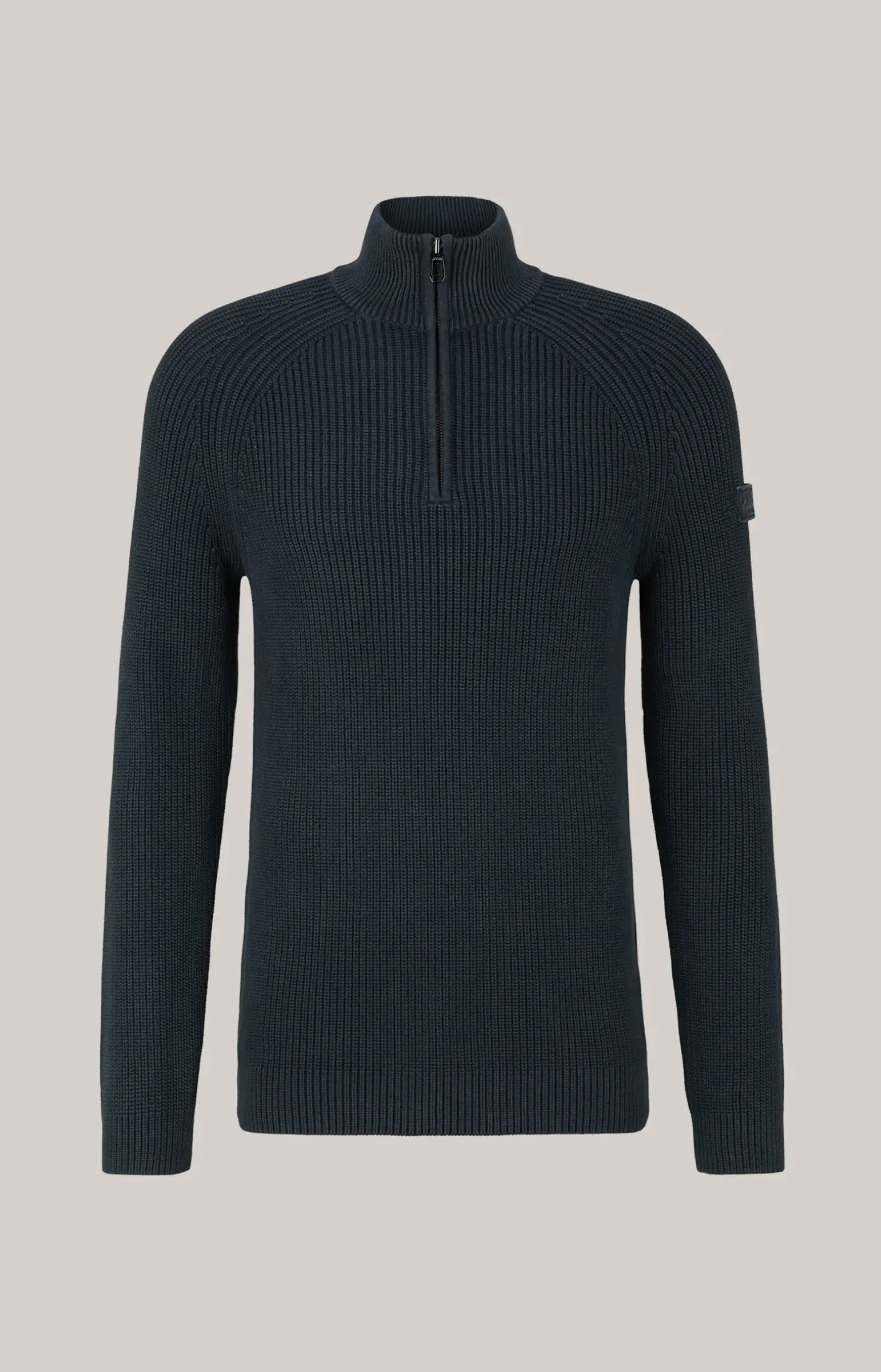 Baumwoll-Pullover Henricus in Dunkelblau