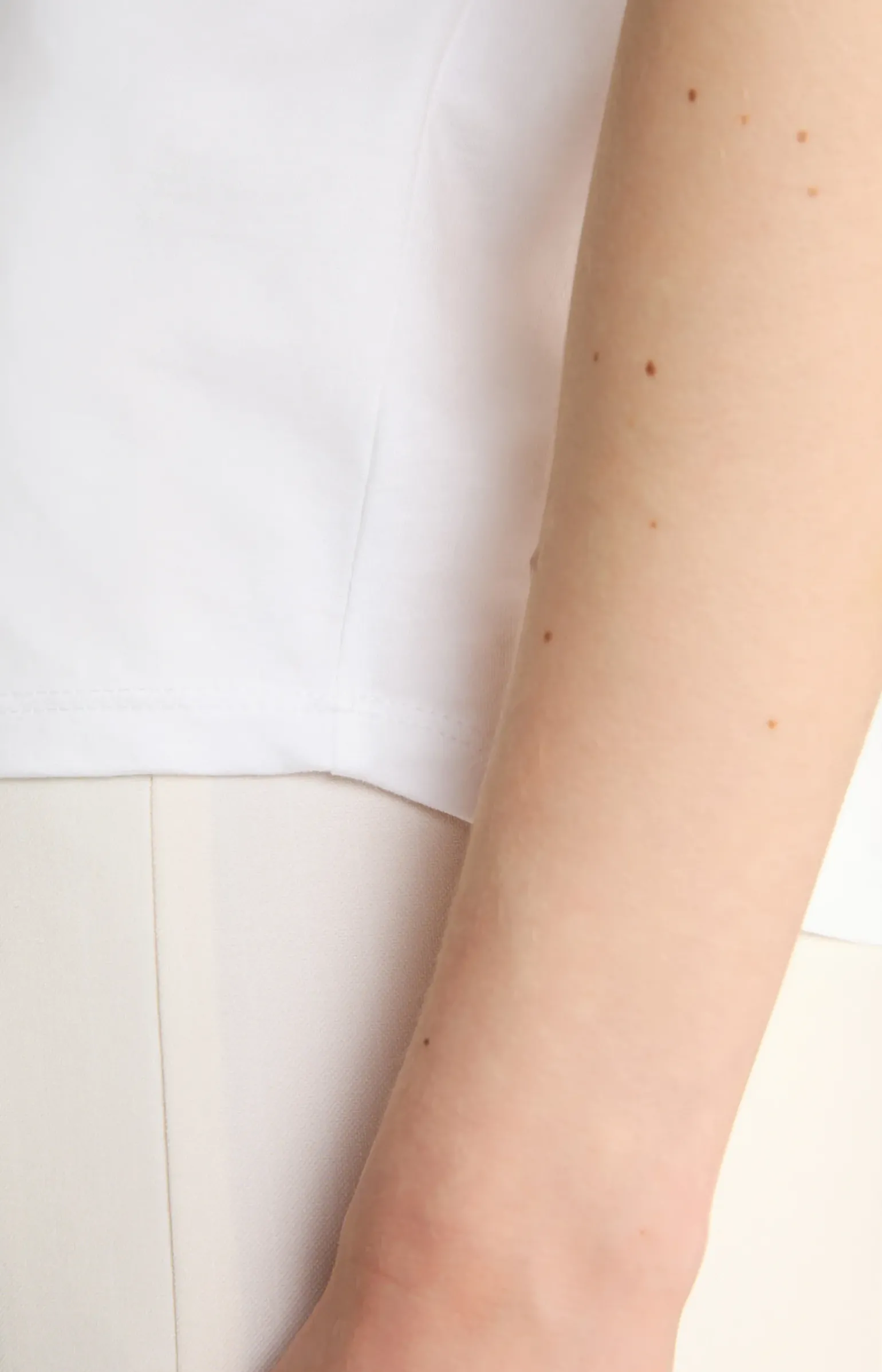 Baumwoll-Tanktop in Weiß