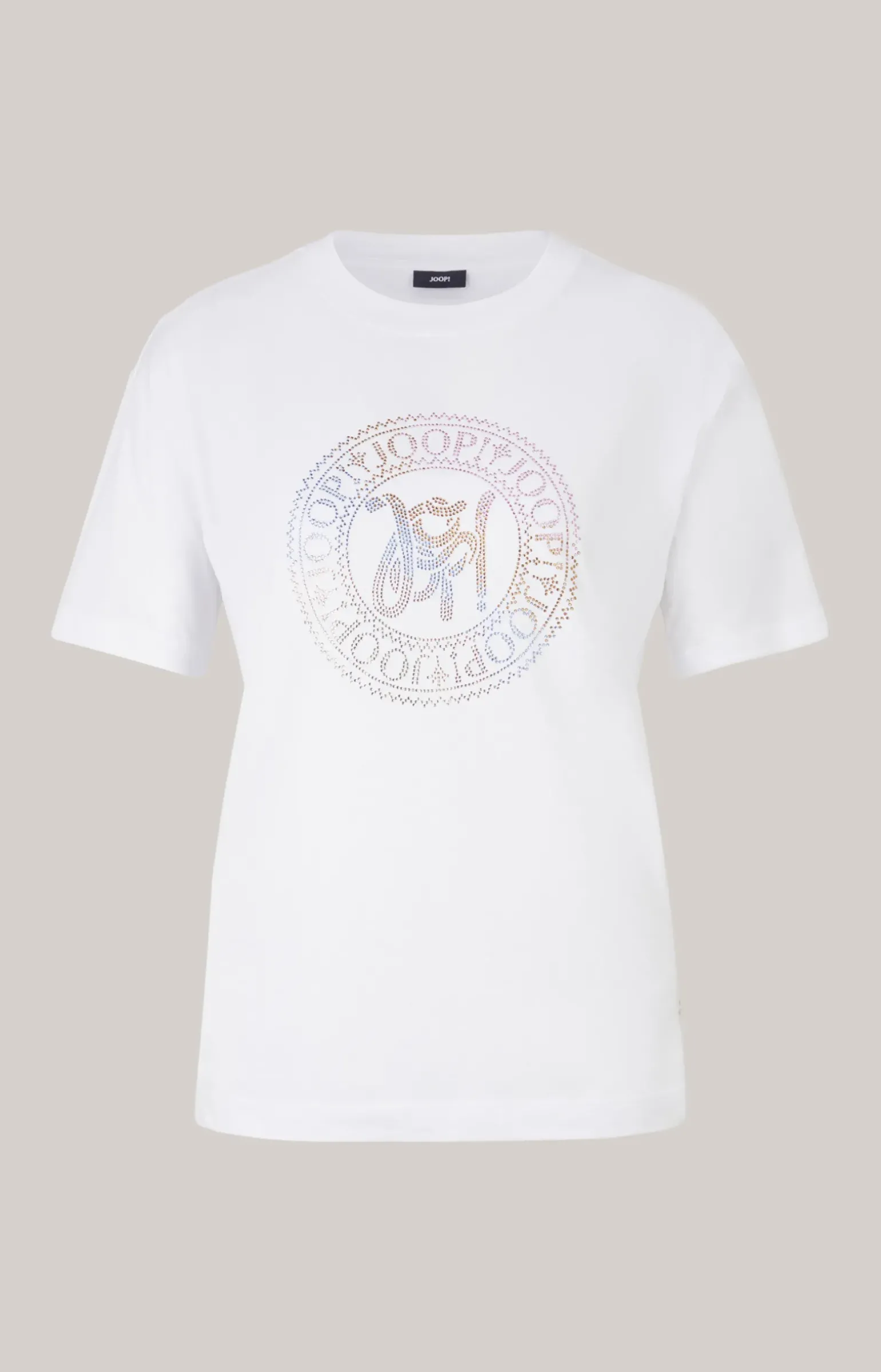 Baumwoll-T-Shirt in Weiß