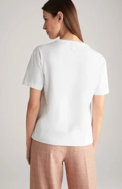 Baumwoll-T-Shirt in Weiß