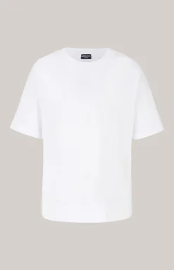 Baumwoll-T-Shirt in Weiß