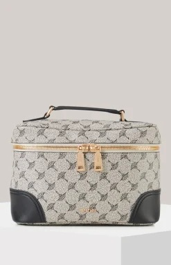 Beauty-Case Mazzolino Edition Flora in Schwarz/Offwhite