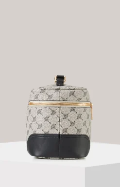 Beauty-Case Mazzolino Edition Flora in Schwarz/Offwhite