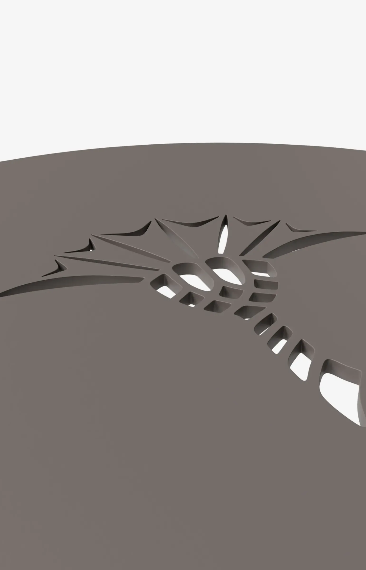 Beistelltisch JOOP! EMBOSS, 40 x 42 cm in Rauch