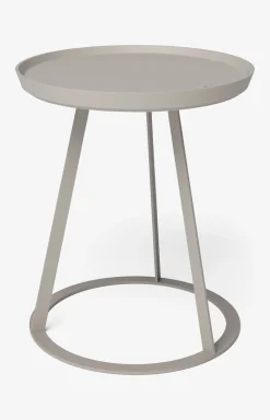 Beistelltisch JOOP! ROUND mit lackierter Holzfaserplatte, 45 x 47 cm in Taupe