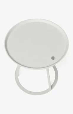 Beistelltisch JOOP! ROUND mit lackierter Holzfaserplatte, 45 x 47 cm in Weiß