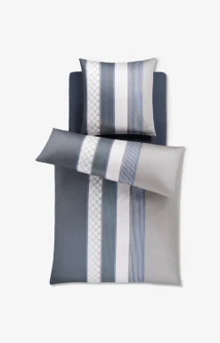 Bettwäsche Cornflower Stripes, Deep Coal