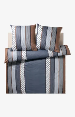 Bettwäsche Cornflower Stripes, Deep Ocean