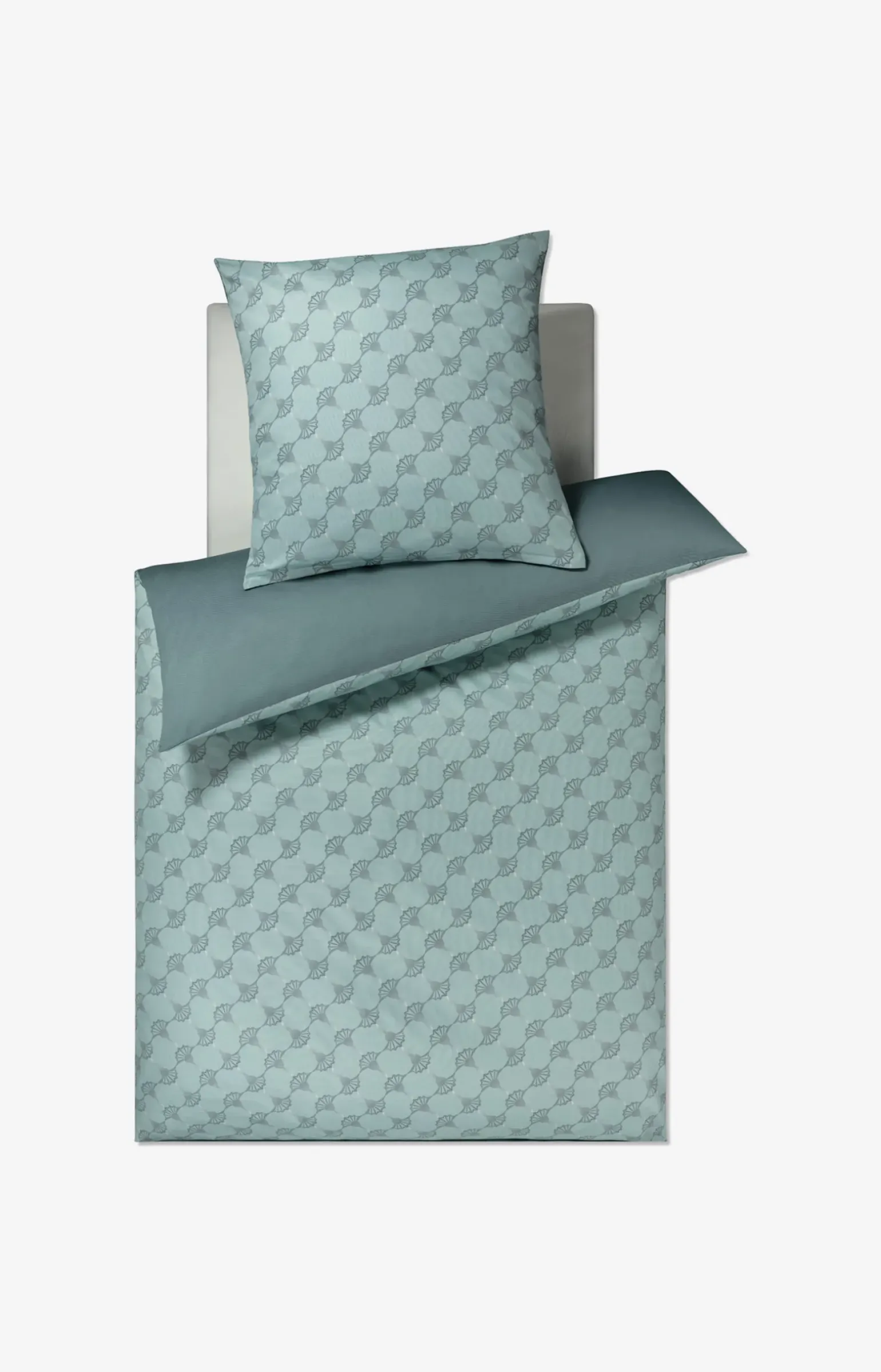 Bettwäsche JOOP! CORNFLOWER DOUBLE in Aqua Foam, 135 x 200 cm