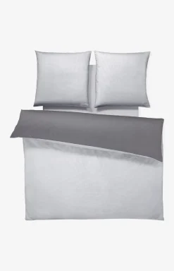 Bettwäsche Micro Pattern, Silber
