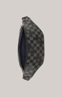 Beuteltasche Cortina Piazza Leo in Schwarz/Grau