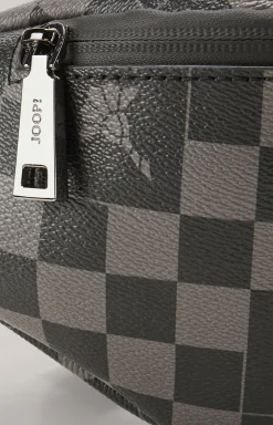 Beuteltasche Cortina Piazza Leo in Schwarz/Grau