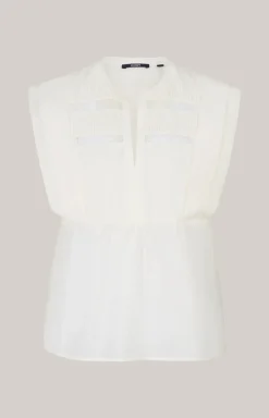 Bluse in Creme