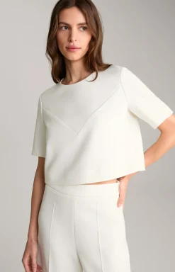 Blusen-Shirt in Creme