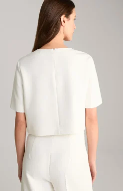 Blusen-Shirt in Creme