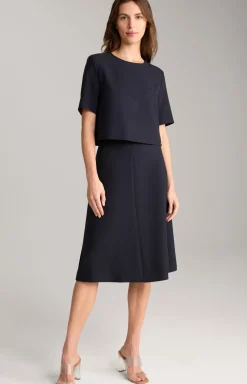 Blusen-Shirt in Navy