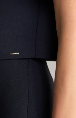 Blusen-Shirt in Navy